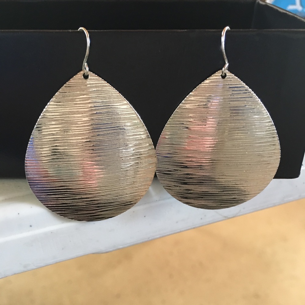 Silver earrings